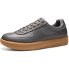 Bruno Marc Men’s Dress Sneakers Business Casual Shoes for Men Lace Up Slip-Resistant Fashion Sneakers(Dark Grey)