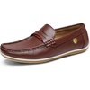 Bruno Marc Men’s Driving Loafers Moccasins Shoes | Casual Slip on Moc Toe Lightweight Casual Daily Business Wedding Office Travel(Brown)