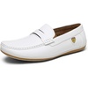 Bruno Marc Men’s Driving Loafers Moccasins Shoes | Casual Slip on Moc Toe Lightweight Casual Daily Business Wedding Office Travel(White)