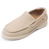 DREAM PAIRS Boy’s Dress Shoes Casual Loafers | Classic Slip on Loafers Soft Breathable Moccasins School Daily Graduation Church Wedding Party(Khaki)