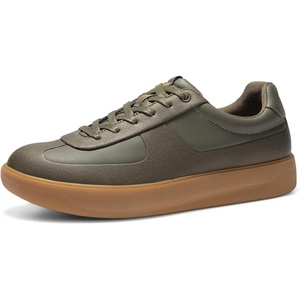 Bruno Marc Men’s Dress Sneakers Business Casual Shoes for Men Lace Up Slip-Resistant Fashion Sneakers(Olive)