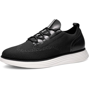 Bruno Marc Men’s Sbox2326m Derby Shoes | Casual Shoes(Black Mesh)