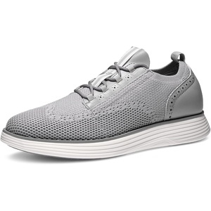 Bruno Marc Men’s Sbox2326m Derby Shoes | Casual Shoes(Grey Mesh)