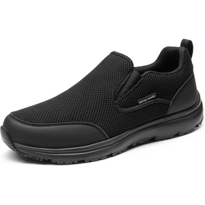 Bruno Marc Men’s Work Shoes Non Slip Shoes, Slip-on Lightweight Restaurant or Food Service Loafers