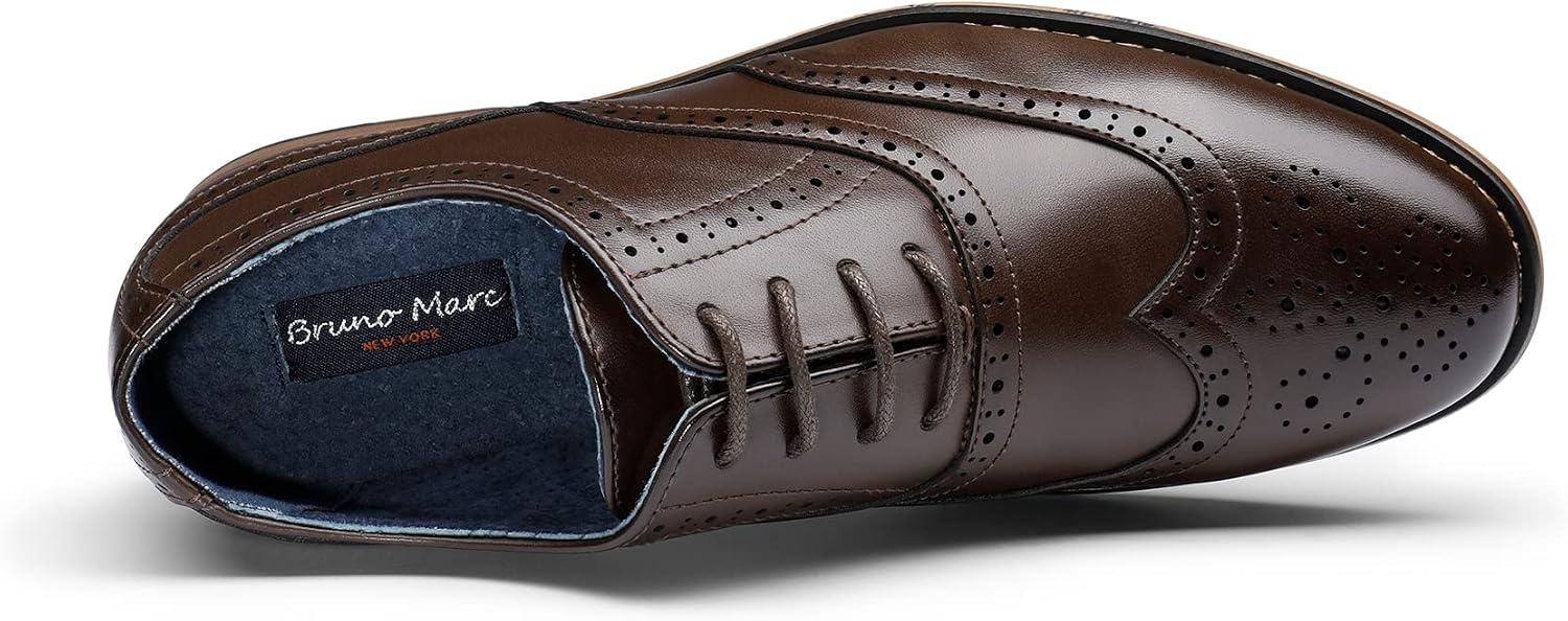image:imageBruno Marc Boys PrinceK2 Classic Oxfords Wingtip Dress ShoesK2Darkbrown