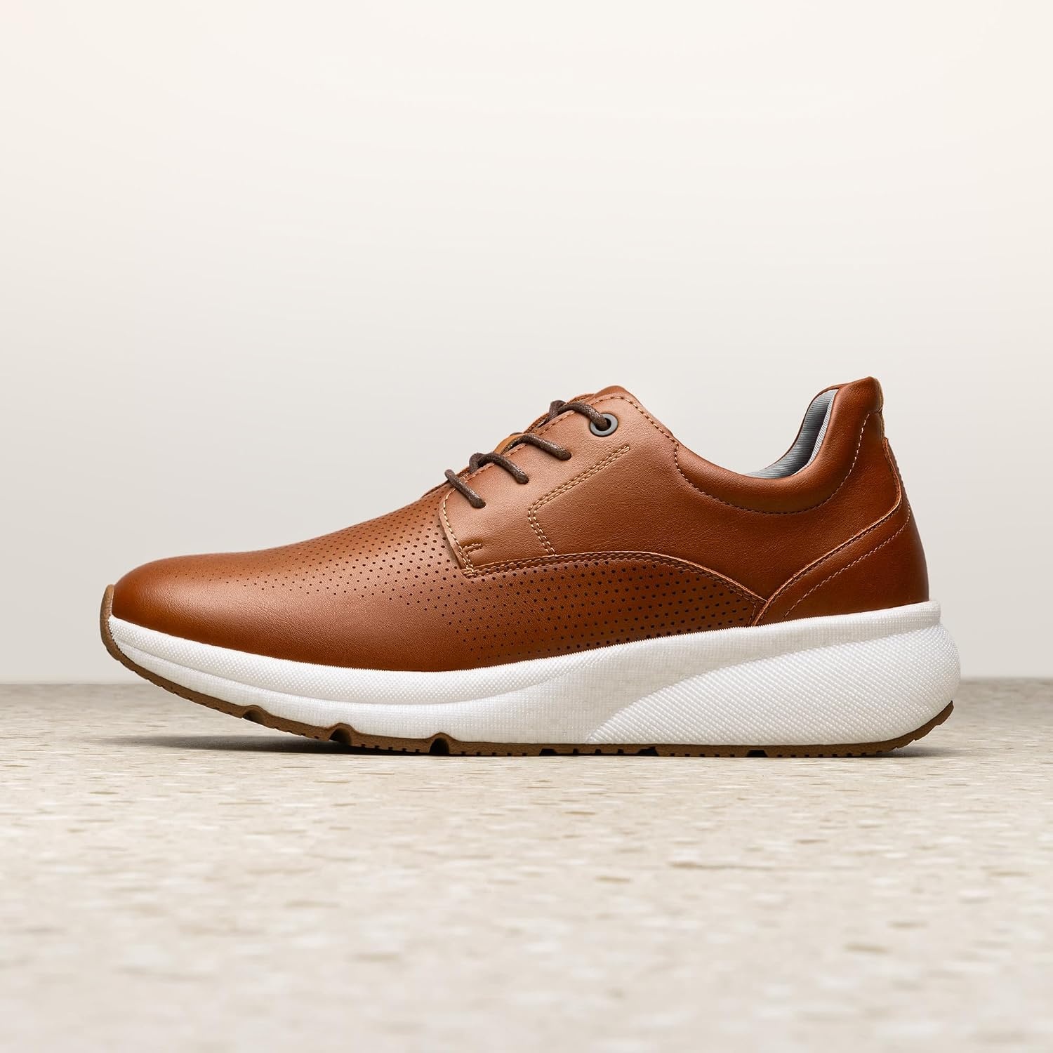 image:imageBruno Marc Mens Dress Sneakers MaxFlex ActiveMetro Cushioned KineticFoam Midsole Breathable Insole Nonslip Rubber Outsole Stylish Versatile Weekend Walks amp Light ActivitiesBrown