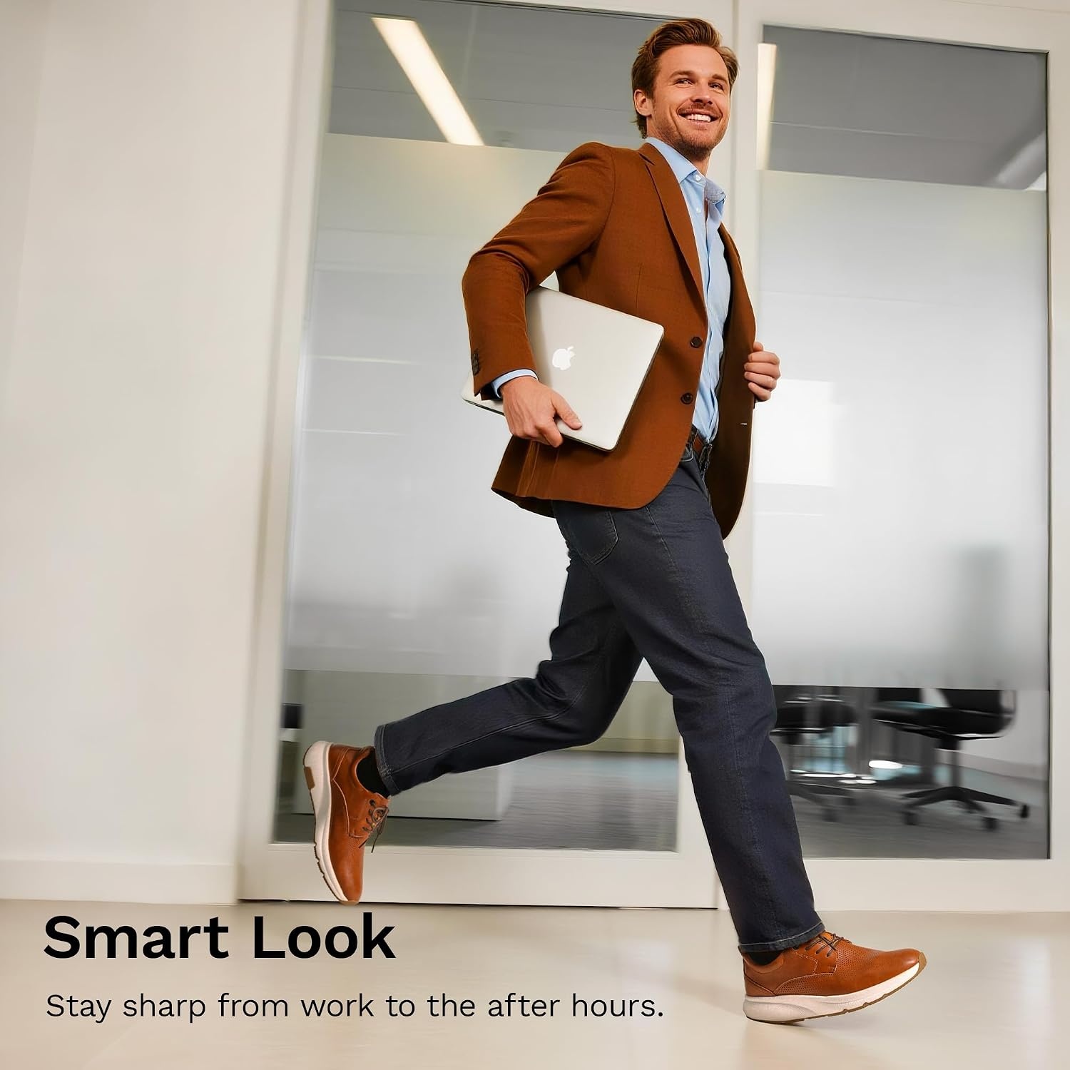 image:imageBruno Marc Mens Dress Sneakers MaxFlex ActiveMetro Cushioned KineticFoam Midsole Breathable Insole Nonslip Rubber Outsole Stylish Versatile Weekend Walks amp Light ActivitiesBrown