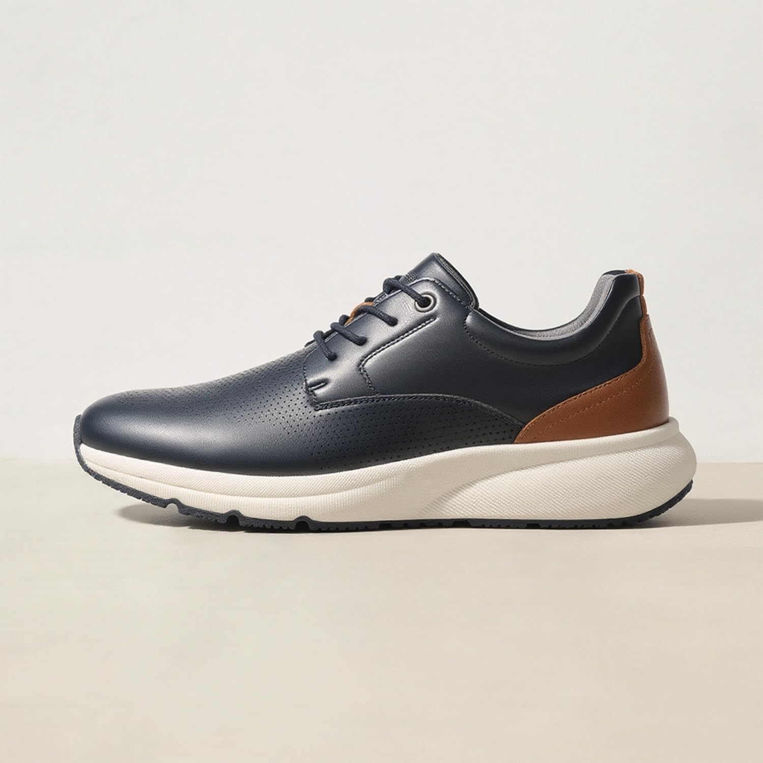image:imageBruno Marc Mens Dress Sneakers MaxFlex ActiveMetro Cushioned KineticFoam Midsole Breathable Insole Nonslip Rubber Outsole Stylish Versatile Weekend Walks amp Light ActivitiesDark Blue