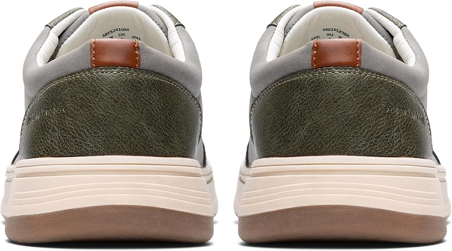 image:imageBruno Marc Mens Lightweight Casual Dress Sneakers Fashion Tennis Breathable Comfortable Flexible Skating Business Tennis Laceup Nonslip Lowtop Walking VersatileArmy Green