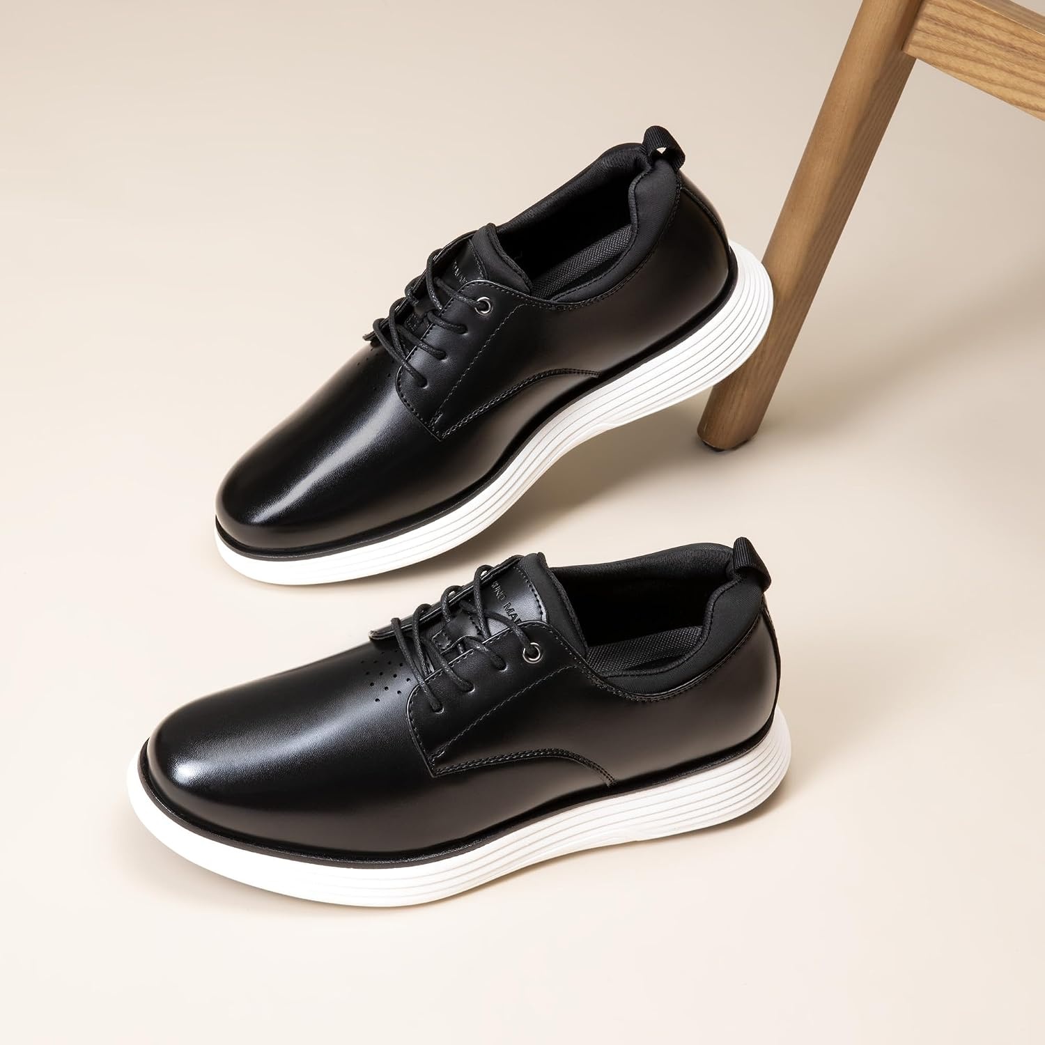image:imageBruno Marc Mens MaxFlex Dress Sneakers Casual Oxfords ShoesBlack