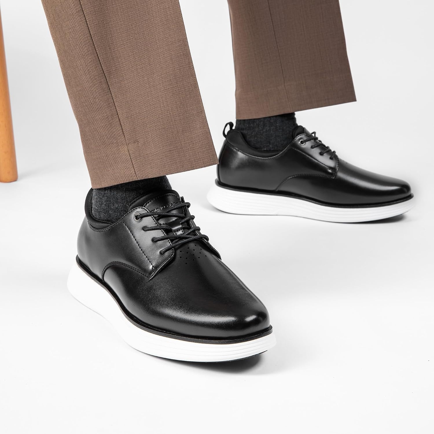 image:imageBruno Marc Mens MaxFlex Dress Sneakers Casual Oxfords ShoesBlack