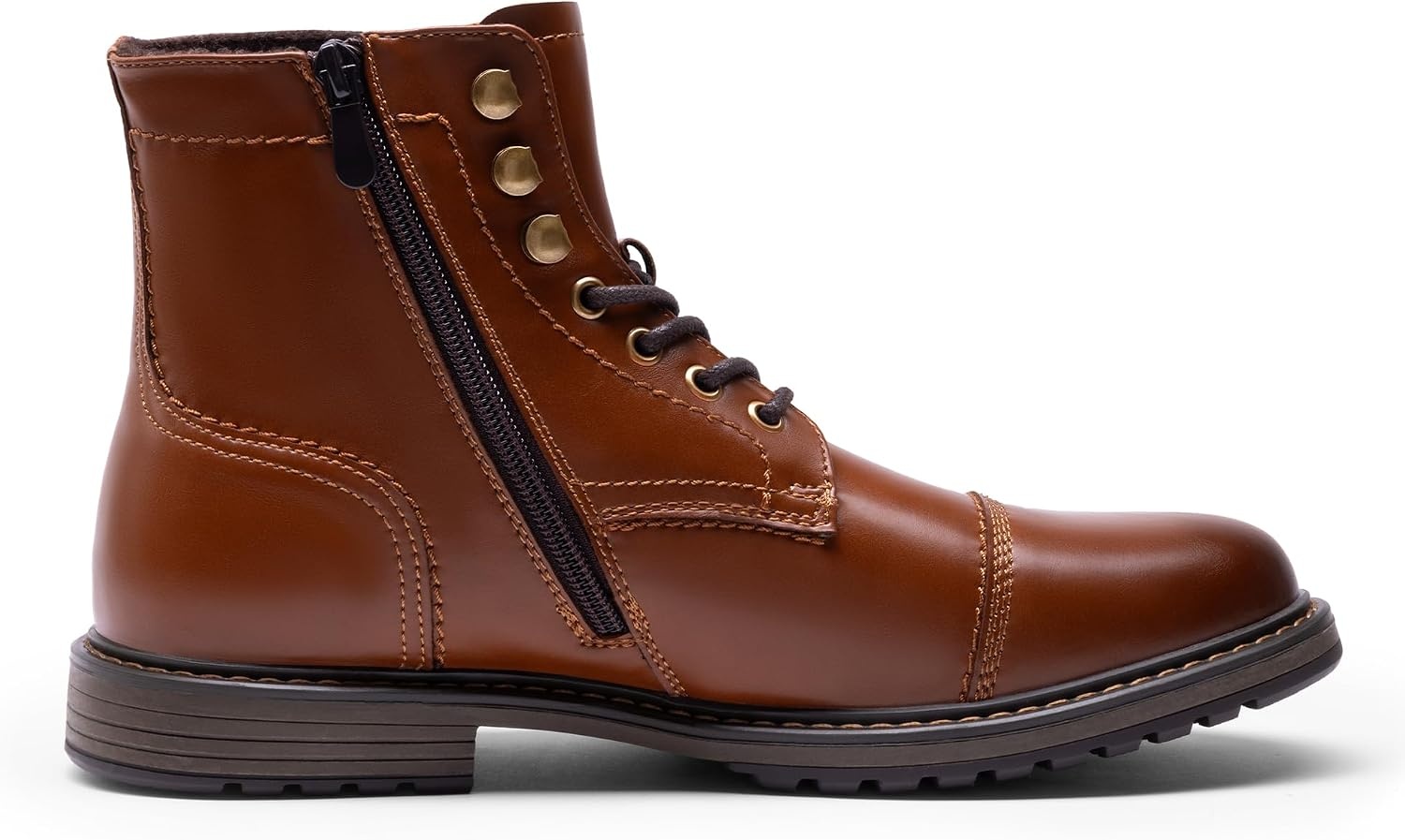 image:imageBruno Marc Mens Motorcycle Boots Oxford Dress Boot Snow BootsCamel11