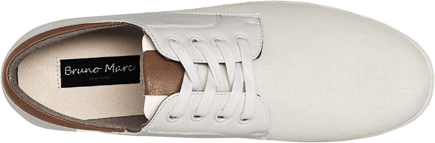 image:imageBruno Marc Mens Oxfords Sneakers Casual Dress Shoes Classic Canvas Tennis Office Work ShoesWhite