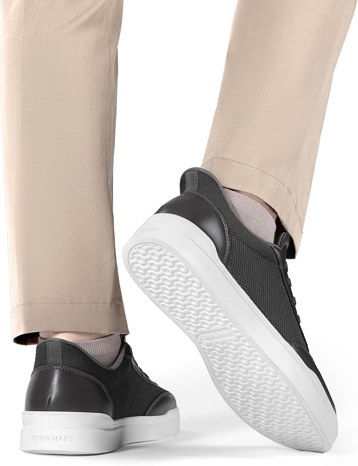 image:imageBruno Marc Mens Slip On Casual Sneakers Hands Free Fashion Sneakers Breeze Mesh Casual Walking Shoes Comfortable Lightweight Non SlipOlive