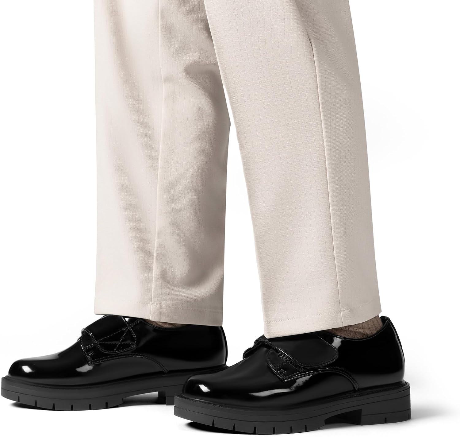 image:imageDREAM PAIRS Boys Uniform amp School Shoes Dress SlipOn Loafers Casual Flat Shoes ToddlerLittle KidBig KidAll Black