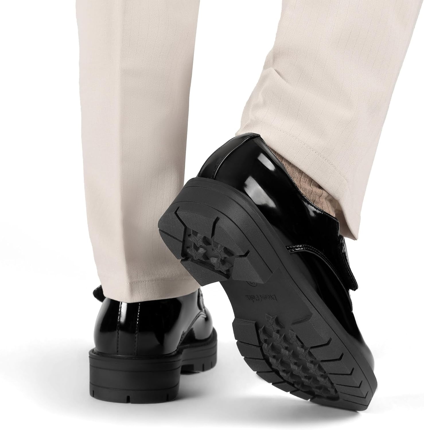 image:imageDREAM PAIRS Boys Uniform amp School Shoes Dress SlipOn Loafers Casual Flat Shoes ToddlerLittle KidBig KidAll Black
