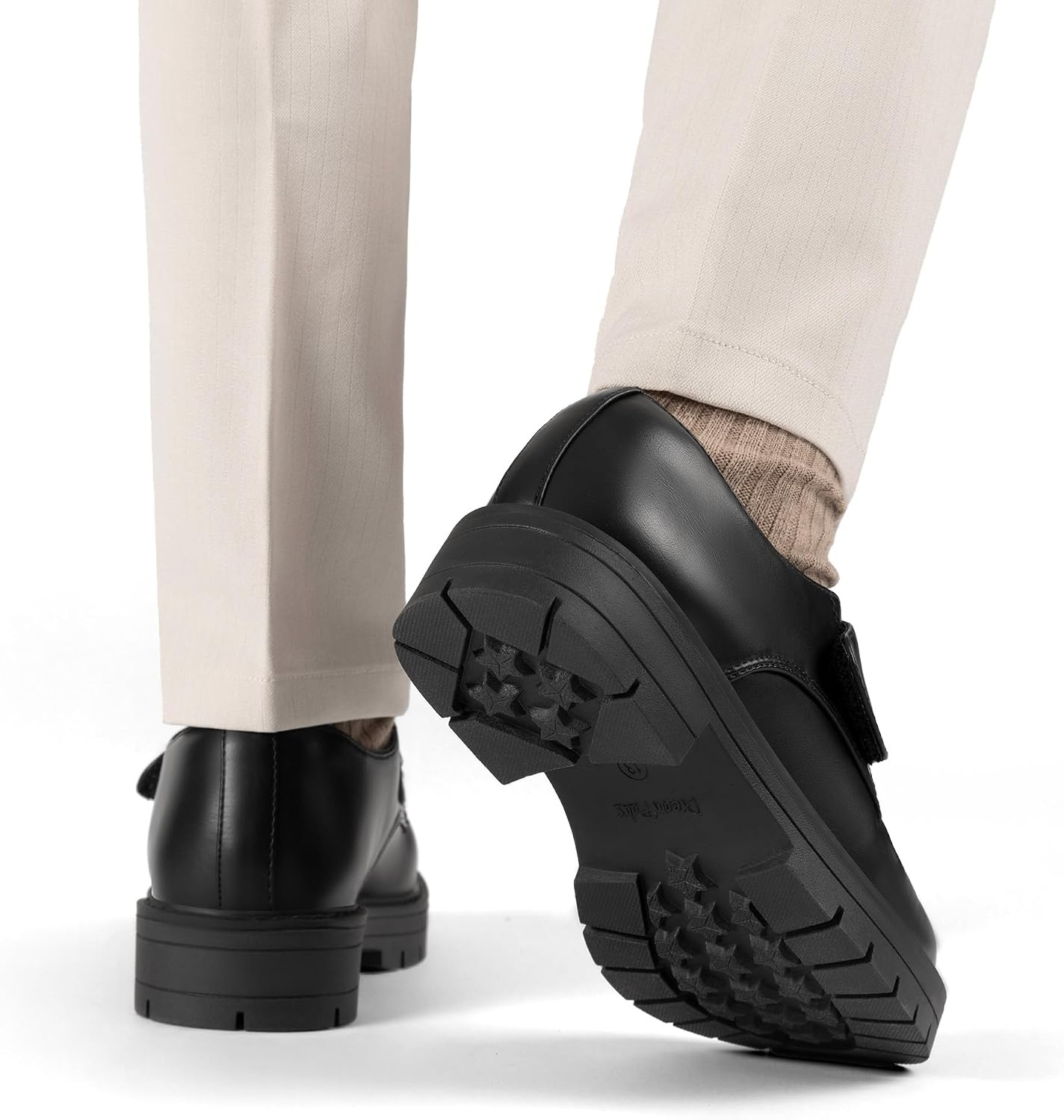 image:imageDREAM PAIRS Boys Uniform amp School Shoes Dress SlipOn Loafers Casual Flat Shoes ToddlerLittle KidBig KidBlack