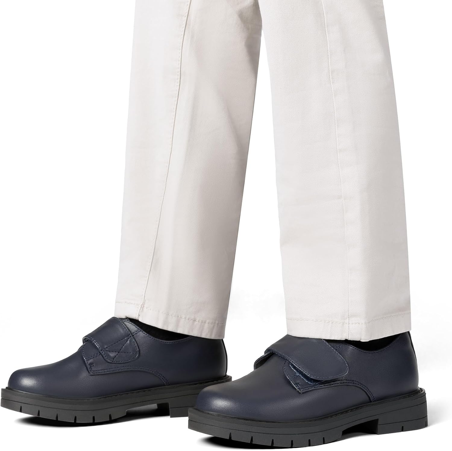 image:imageDREAM PAIRS Boys Uniform amp School Shoes Dress SlipOn Loafers Casual Flat Shoes ToddlerLittle KidBig KidNavy
