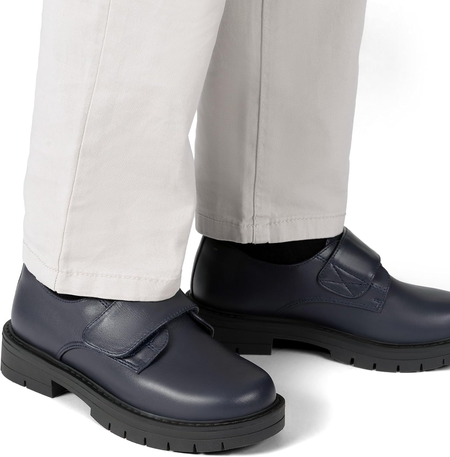 image:imageDREAM PAIRS Boys Uniform amp School Shoes Dress SlipOn Loafers Casual Flat Shoes ToddlerLittle KidBig KidNavy