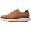 Bruno Marc MaxFlex Men’s Dress Oxford Sneakers | Stay stylish with breathable perforated PU uppers plush EVA insoles, and slip-resistant soles for all-day comfort(Brown/Grey)