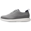 Bruno Marc MaxFlex Men’s Dress Oxford Sneakers | Stay stylish with breathable perforated PU uppers plush EVA insoles, and slip-resistant soles for all-day comfort(Grey)