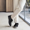 Bruno Marc MaxFlex Men’s Dress Oxford Sneakers | Stay stylish with breathable perforated PU uppers plush EVA insoles, and slip-resistant soles for all-day comfort(Black/White)