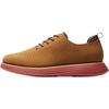 Bruno Marc MaxFlex Men’s Dress Oxford Sneakers | Stay stylish with breathable perforated PU uppers plush EVA insoles, and slip-resistant soles for all-day comfort(Brown/Orange)