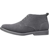Bruno Marc Men’s Classic Suede Dress Chukka Boots | 4-Eyelet Lace-Up & Stretch Collar, Shock-Absorbent Elastic EVA Footbed for Men Smart Casual Chukka Boots(Grey)