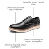 Bruno Marc Men’s Crossflex Casual Dress Oxfords Shoes | Soft Lining, Lightweight TPR Outsole, Lace-Up Closure, Ideal for Business, Casual & Formal Occasions(Black)
