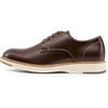 Bruno Marc Men’s Crossflex Casual Dress Oxfords Shoes | Soft Lining, Lightweight TPR Outsole, Lace-Up Closure, Ideal for Business, Casual & Formal Occasions(Dark Brown)