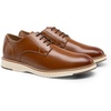 Bruno Marc Men’s Crossflex Casual Dress Oxfords Shoes | Soft Lining, Lightweight TPR Outsole, Lace-Up Closure, Ideal for Business, Casual & Formal Occasions(Brown)