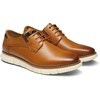 Bruno Marc Men’s Crossflex Oxford Dress Sneakers Casual Leather Dress Shoes(Brown)