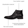 Bruno Marc Men’s Dress Ankle Boots Cap Toe Oxford Boot | Cushioned Insole, Stitch Reinforced, Non-slip Durable Rubber Outsole, for Business, Party & Daily Wear(Black)