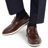 Bruno Marc Men’s Dress Penny Loafer Slip-on Shoes | Arch Support Comfortable Foam Insole Easy Wear Daily Office Formal Business Wedding Casual(Dark Brown)