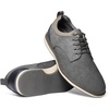 Bruno Marc Men’s Dress Shoes Casual Business Oxford | Scaled Synthetic Upper, Soft Removable Footbed, Lace-up Secure Fit, Flexible Outsole for Daily Work & Casual Wear(Grey)