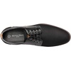 Bruno Marc Men’s Dress Shoes Casual Business Oxford | Scaled Synthetic Upper, Soft Removable Footbed, Lace-up Secure Fit, Flexible Outsole for Daily Work & Casual Wear(2-black)