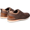 Bruno Marc Men’s Dress Shoes Casual Business Oxford | Scaled Synthetic Upper, Soft Removable Footbed, Lace-up Secure Fit, Flexible Outsole for Daily Work & Casual Wear(Brown)