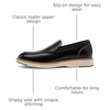 Bruno Marc Men’s Dress Slip-on Classic Loafers Formal Shoes(Black)