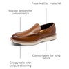 Bruno Marc Men’s Dress Slip-on Classic Loafers Formal Shoes(Brown)