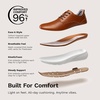 Bruno Marc Men’s Dress Sneakers MaxFlex ActiveMetro | Cushioned KineticFoam Midsole, Breathable Insole, Non-slip Rubber Outsole, Stylish Versatile Weekend Walks & Light Activities(Brown)