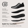 Bruno Marc Men’s Dress Sneakers MaxFlex ActiveMetro | Cushioned KineticFoam Midsole, Breathable Insole, Non-slip Rubber Outsole, Stylish Versatile Weekend Walks & Light Activities(All Black)