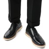 Bruno Marc Men’s Dress Sneakers Wingtip Oxford | Men’s Crossflex Sneakers Wingtip Derby Casual Oxford Formal Shoes Ultra Light for Business, Casual & Daily Wear(Black-wing)