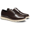 Bruno Marc Men’s Dress Sneakers Wingtip Oxford | Men’s Crossflex Sneakers Wingtip Derby Casual Oxford Formal Shoes Ultra Light for Business, Casual & Daily Wear(Dark/Brown-wing)