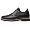 Bruno Marc Men’s Lace-Up Comfortable Fashion Dress Shoes | For Work & Off-Work, Arch Support, Lightweight Cushioning, Elastic Collar, Polished Stylish Oxfords for All Occasions(Black)