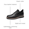 Bruno Marc Men’s Lace-Up Comfortable Fashion Dress Shoes | For Work & Off-Work, Arch Support, Lightweight Cushioning, Elastic Collar, Polished Stylish Oxfords for All Occasions(Black)