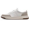 Bruno Marc Men’s Lightweight Casual Dress Sneakers | Fashion Tennis Breathable Comfortable Flexible Skating Business Tennis Lace-up Non-slip Lowtop Walking Versatile(White)