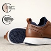 Bruno Marc Men’s MaxFlex Dress Sneakers Oxfords | 5mm Mesh EVA Insole with Arch Support, Shock-Absorbent MD Midsole, Non-Slip Rubber Outsole for Formal & Casual Wear(Brown)