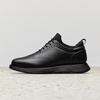 Bruno Marc Men’s MaxFlex Dress Sneakers Oxfords | 5mm Mesh EVA Insole with Arch Support, Shock-Absorbent MD Midsole, Non-Slip Rubber Outsole for Formal & Casual Wear(All Black)