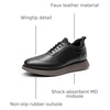 Bruno Marc Men’s MaxFlex Dress Sneakers Oxfords | 5mm Mesh EVA Insole with Arch Support, Shock-Absorbent MD Midsole, Non-Slip Rubber Outsole for Formal & Casual Wear(Black/Coffee)