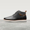 Bruno Marc Men’s Mid Top Chukka Sneaker Dress Boot | Lace-up breathable lining, comfy insole, ideal for daily wear, formal events casual outings, all-day comfort mid-top boots(Dark/Grey)